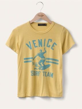 Junk Food Clothing WOMEN'S VENICE SURF TEAM ORIGINAL TEE XS NEW WITH TAGS NWT